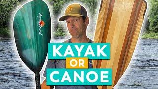 What's Better – A Canoe or a Kayak?