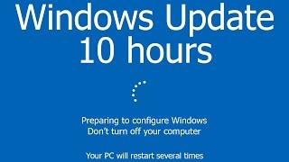 Windows шинэчлэлтийн дэлгэц REAL COUNT 10 цаг 4K нягтралтай