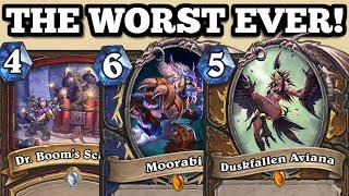 The WORST CARD EVER from each Hearthstone class