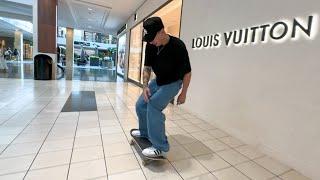 Skateboarding In Louis Vuitton!