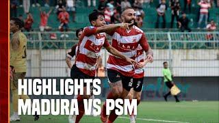 Highlights Madura United FC (2) vs (0) PSM Makassar| BRI Liga 1 2023/24