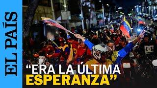 VENEZUELA | Así reaccionaron los venezolanos de todo el mundo al resultado electoral | EL PAÍS