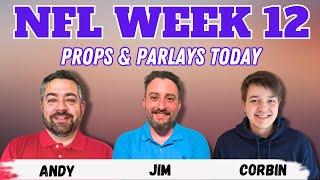 2024 NFL Week 12 Player Props, Predictions and Best Bets | Props and Parlays Today