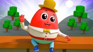 Humpty Dumpty sentou-se na parede Rimas de berçário para crianças Humpty Dumpty Song  Preschool Song