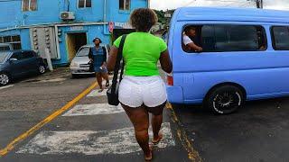 STREETS OF KINGSTOWN ST VINCENT STILL BUSY AFTER THE HOLIDAYS #caribbean