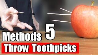 Top 5 Methods How To Shoot Toothpicks With Your Fingers