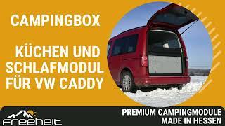 Campingbox Campingküche für VW Caddy mit Bettsystem