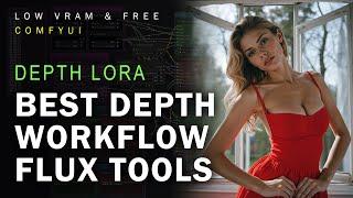 BEST DEPTH WORKFLOW  - FLUX Tools Lora Workflow in ComfyUI