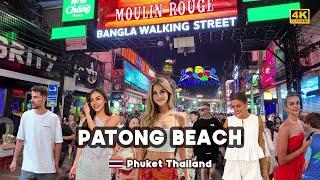 [4K]  Walking December Vibes 2024 High-Season Day and Nightlife at Patong Beach, Phuket, Thailand