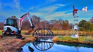 Harvesting Rocks to Reinforce My Pond Island