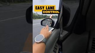 Use This Easy Visual Cue to Maintain Lane Position #cardrivingtips #smartdriving #parking