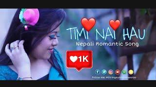 Timi Nai Hau (with Lyrics) || Nepali Romantic Song Cover || Sabin Rai || Stringswith Aishwarya