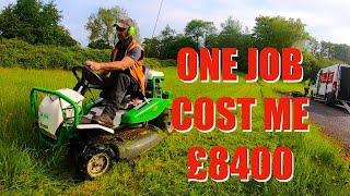 Buying a RIDE ON BRUSHCUTTER. Etesia Attila  #groundsmaintenance #lewisgardenservicesltd