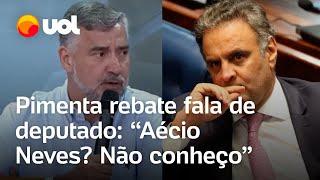 Paulo Pimenta rebate declaração de deputado federal do PSDB: 'Aécio Neves? Não conheço'