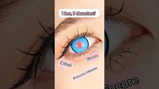 Citlali, Princess Hibana and Encore Cosplay Lenses? #sweetycon #cosplay #contactlenses #eyes #shorts