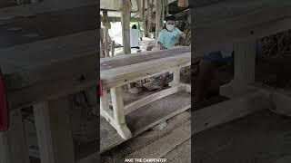 Woodworking: Rectangle Dining Table I Sturdy and Sophisticated Wooden Furniture Akie The Carpenter -