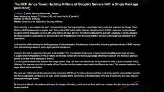 The GCP Jenga Tower: Hacking Millions of Google's Servers With a Single Package (and more)