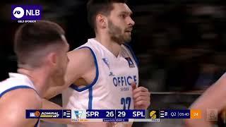 Dalibor Ilić finds an open path to the basket! (Spartak Office Shoes - Split, 9.3.2025)