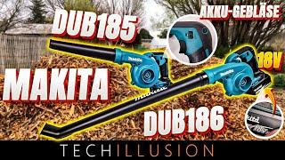 WAS TAUGEN die MINI AKKU GEBLÄSE von MAKITA?! Makita DUB185 & DUB186 18V LXT - Review & Test