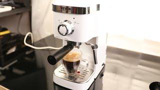 VEVOR Espresso Coffee Machine, 15Bar Semi-Automatic Espresso Maker with Milk Frother Steam Wand