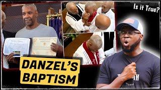 Actor Turns Minister: Denzel Washington's Baptism and Testimony.