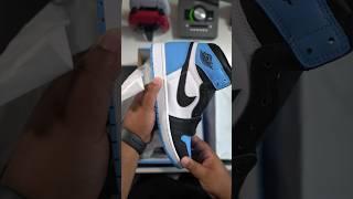 Unboxing the Air Jordan 1 “UNC Toe” #asmr #unboxing #airjordan1