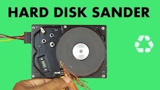 How to make Sander from the old hard drive | Hard Disk Sander in Easy Steps