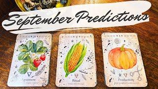  Your SEPTEMBER Predictions  pick a card