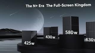 DAH Solar Global Patent Product – N-Type TOPCon Full-Screen PV Module