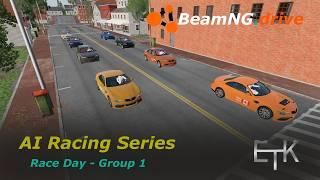 Race Day - Group 1 at East Coast track | ETK Race Series | EP22 #beamngdrive #beamng