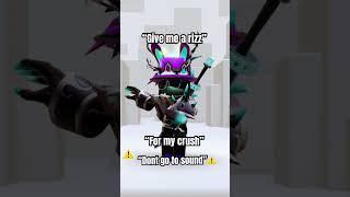 Get the rizz dont got to the sound!️ #roblox #robloxedit #robloxoutfits #edit #shorts #roblox