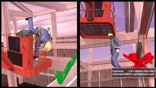 Falls Through Holes safety and Aerial_Lifts Animated safety movie (Mr.MURUGANANTHAM)