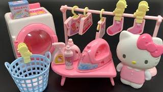 10 Minutes Satisfying with Unboxing Hello Kitty Laundry Set ASMR (no music)