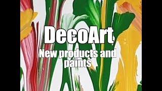 212 - DecoArt NEW products and paints *let's play* #decoartprojects