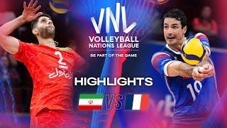  IRI vs.  FRA - Highlights | Week 3 | Men's VNL 2024