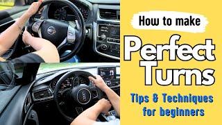 The Secret To Making Perfect Turns While Driving. Tutorial for Beginners