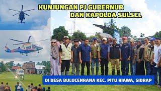 Pj Gubernur & Kapolda Sulsel Kunjungi Desa Bulucenrana Sidrap yang Terkena Banjir | 5 MEI 2024