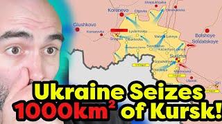 Ukraine:"We Control 1000km² of Kursk & Growing!"