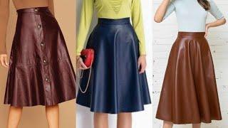 TOP 50 LATEST FASHION IDEAS OF BEAUTIFUL EASY TRENDY LEATHER SKIRT DESIGN AND ATTRACTIVE IDEAS