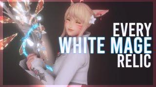 Every White Mage Relic Weapon! ARR - SHB | FFXIV Weapon Showcase || FFXIV 