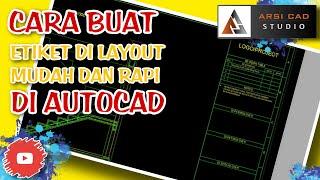 CARA BUAT ETIKET GAMBAR DI LAYOUT DENGAN MUDAH