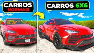 Evoluindo CARROS NORMAIS para CARROS 6X6!! (Gta 5)