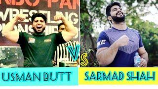 Usman Butt vs Sarmad Shah Arm wrestling match for Mr Punjab open category | Pakistan Arm wrestling