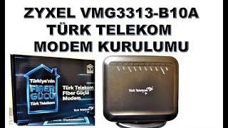 ZYXEL VMG3313 B10A MODEM KURULUMU