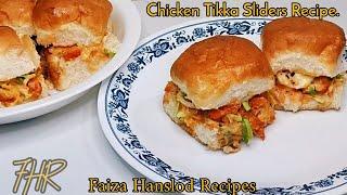 chicken sliders recipe without oven  | easy recipe | Faiza Hanslod Recipes #chickensliders