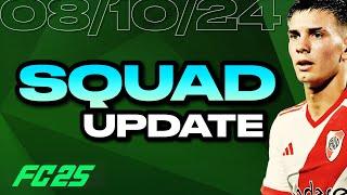 NEW FC 25 CAREER MODE SQUAD UPDATE (08/10/24)