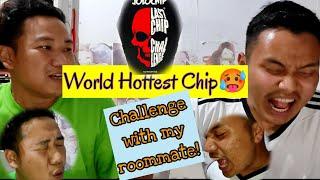 Eating World Hottest Chips With My Roommate | Jolo Chip Challenge