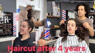 How to cut the long hair #tutorial #learning #barbershop #menshaircut #barber #hairstyle #hair