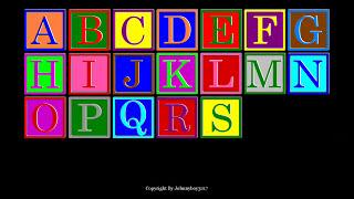   ABC Song For everyone sing along with colorful blocks elmo New Phonics lyrics alphabet abc