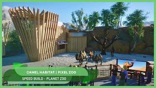 Camel Habitat  | Pixel Zoo | Planet Zoo | Let's build | Speed Build #2